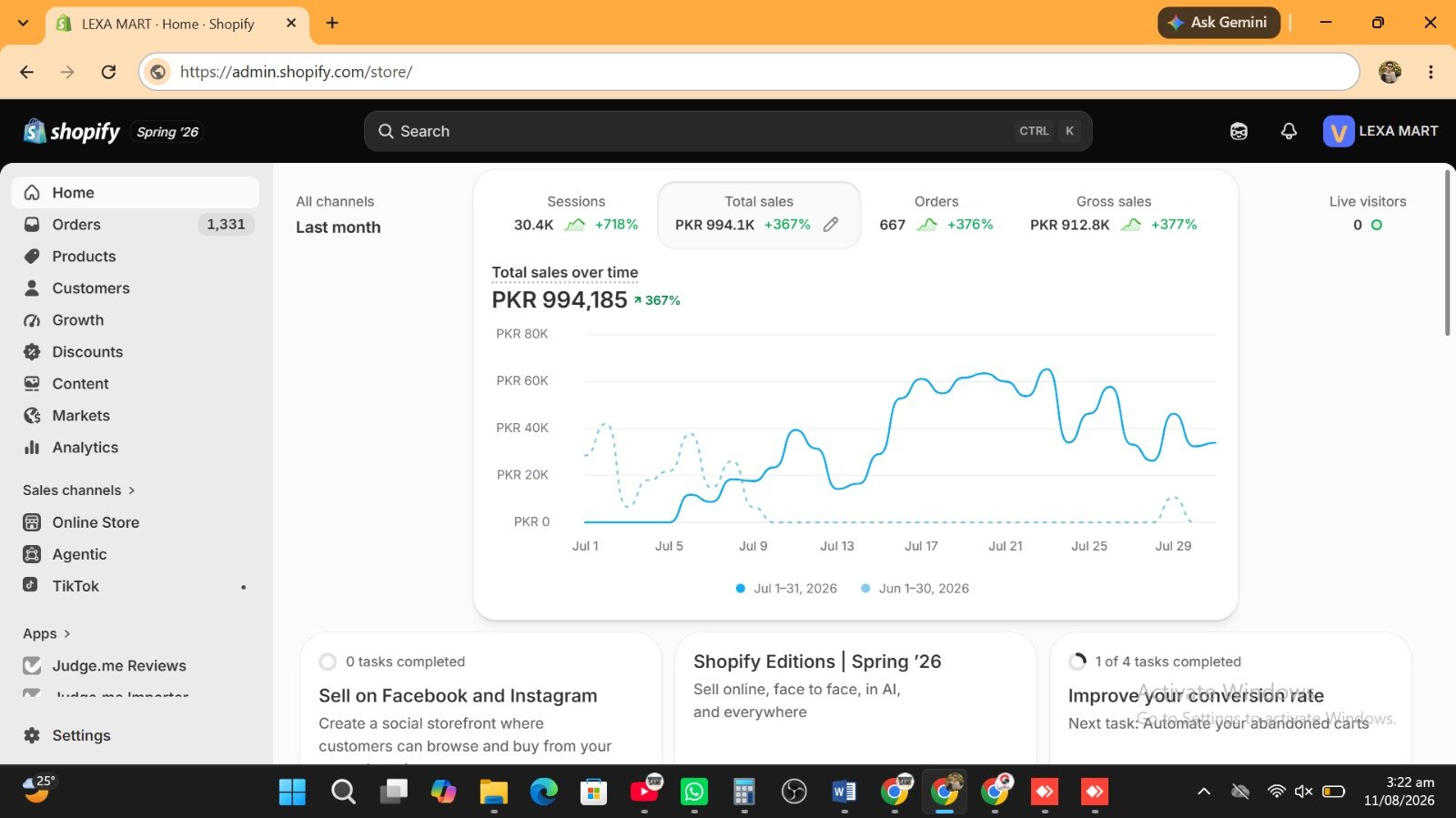 E-commerce project screenshot 4